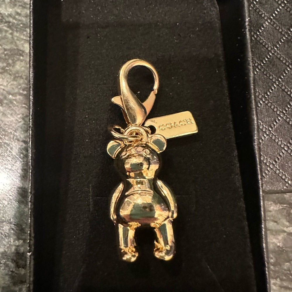 Coach Gold Bag Charm
